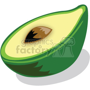 avocado clipart
