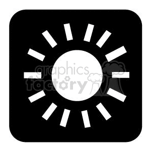 sun exposure icon
