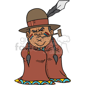 Smoking Indian Chief 