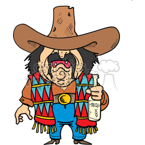 drunk Mexican cowboy