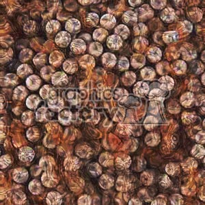 Close-Up Hazelnuts Pile