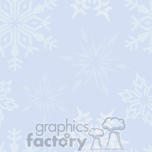 A light blue background with various intricate snowflake patterns in a seamless design.