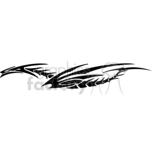 Tribal Dragon for Vinyl Decals, Tattoos, and Signage Design