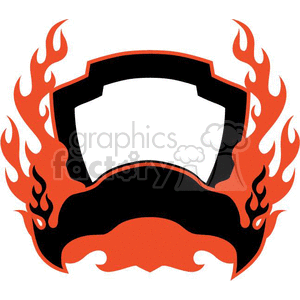 Dynamic Motorcycle Helmet with Flames