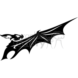 Spooky Bat Silhouette for Halloween Decor - Vinyl-Ready Design