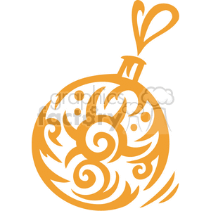 Ornate Christmas Bulb Ornament