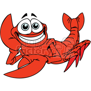 Lobster posing