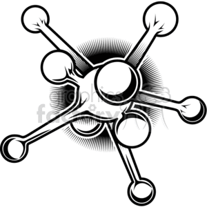 Atom tattoo design