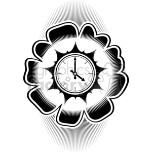 Sun Flower Dial tattoo design