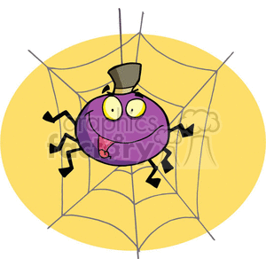 Happy Spider in a Top Hat
