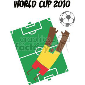2527-Royalty-Free-Abstract-Soccer-Player-With-Balll-In-Front-Of-Stadium-Text