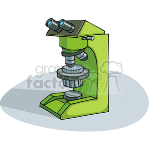Cartoon microscope 