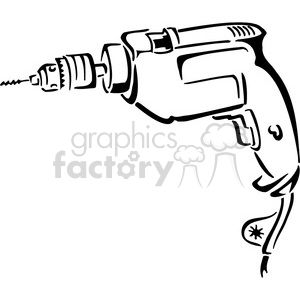 black and white electric drill