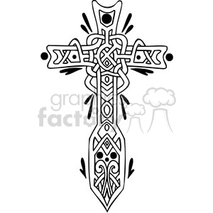   Celtic cross design 