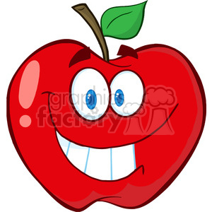 5184-Apple-Cartoon-Mascot-Character-Royalty-Free-RF-Clipart-Image