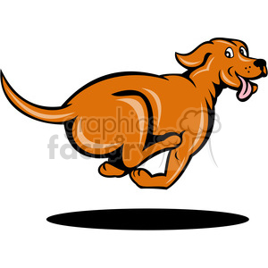 cartoon dog running