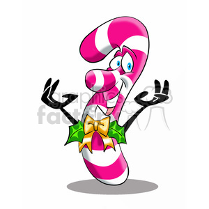   candy cane peppermint stick character 