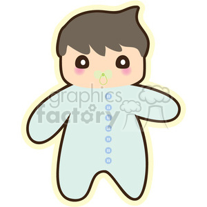Baby Boy cartoon character illustration