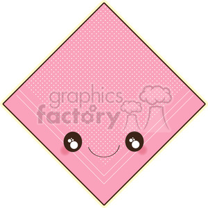   Handkerchief cartoon character vector clip art image 