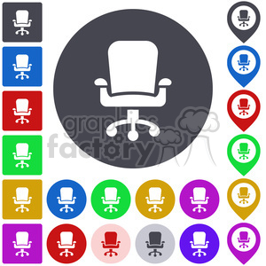   icon button 056 swivel chair 