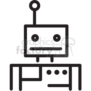 Minimalistic Robot with Antenna