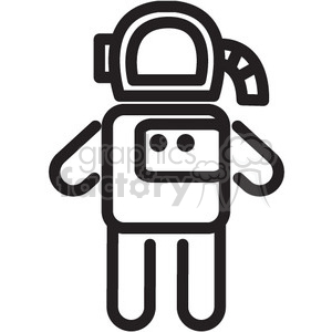 astronaut vector icon