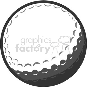   gray vector golf ball 