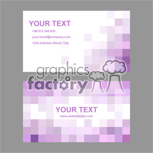 vector business card template set 006