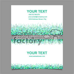 vector business card template set 053