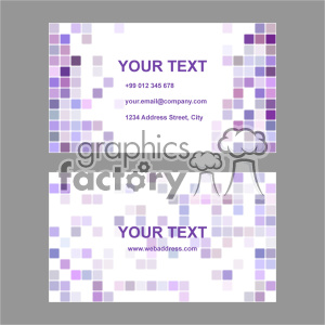 vector business card template set 035