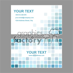 vector business card template set 004