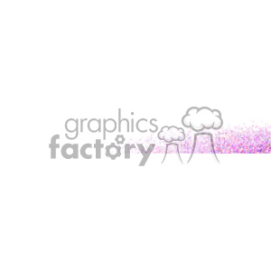 A clipart image featuring a gradient of abstract, translucent, pink and purple geometric shapes clustered towards the bottom right corner, with a white background.