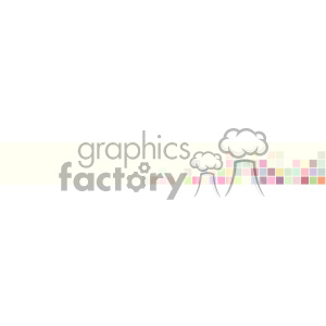 vector pastel small squares banner background