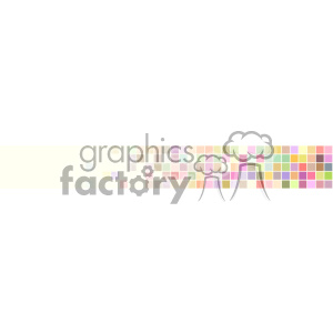 vector pastel small squares three quarter banner background