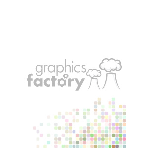shades of pastel pixel vector brochure letterhead document background bottom right template