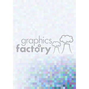 blue gradient pixel pattern vector bottom right background template