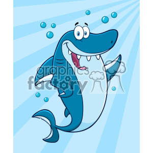 Cartoon Shark Mascot