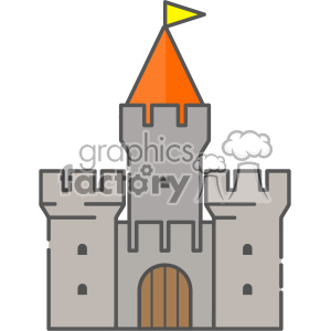 Castle clip art vector images clipart #403897 at Graphics Factory.
