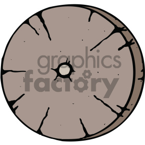 wooden wheel cartoon image