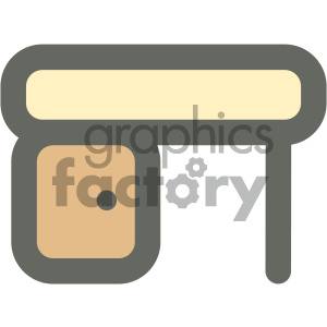 desk furniture icon