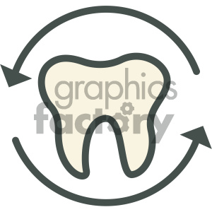 teeth dental vector flat icon designs