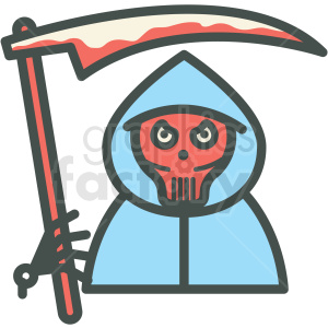 grim reaper death vector icon image