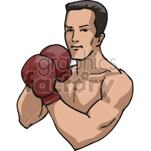   cartoon boxer 