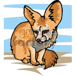   The clipart image shows a cute cartoon illustration of a chinchilla, which is a small rodent that