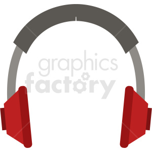 cartoon headphones vector
