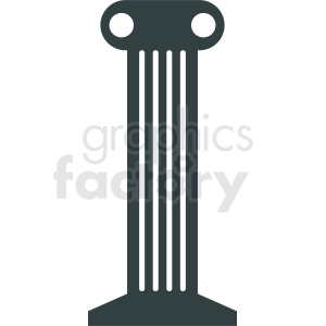 greek column vector icon