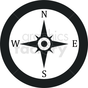 compass vector icon design
