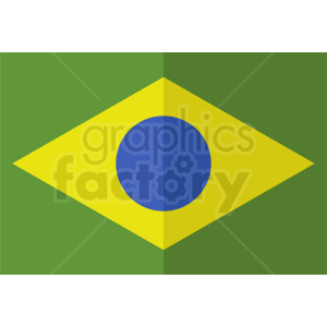 brazil flag icon vector