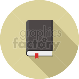 closed book vector clipart 1
