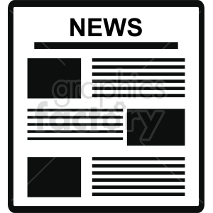 Isometric Newspaper Vector Icon Clipart 4 Graphics Factory